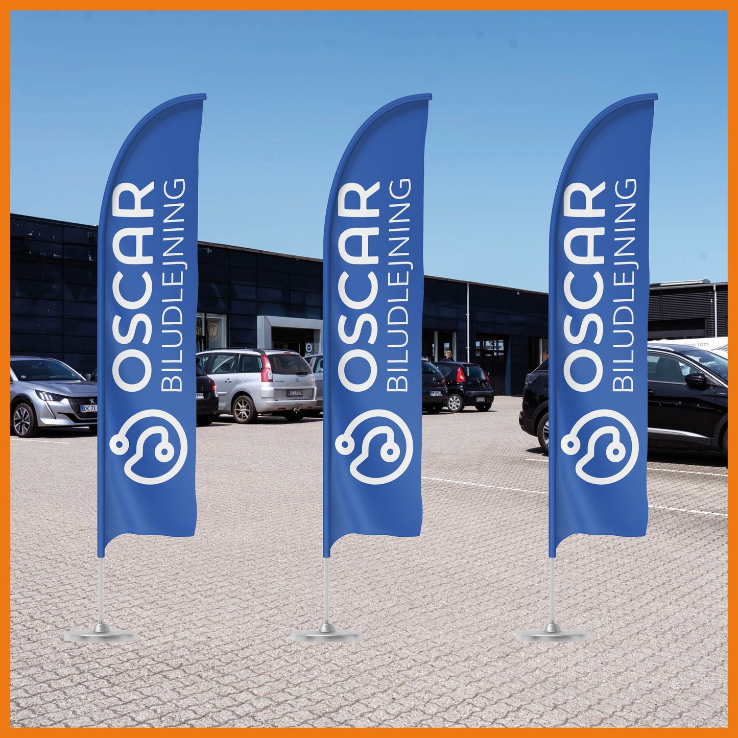 Komplet beachflag-sæt
