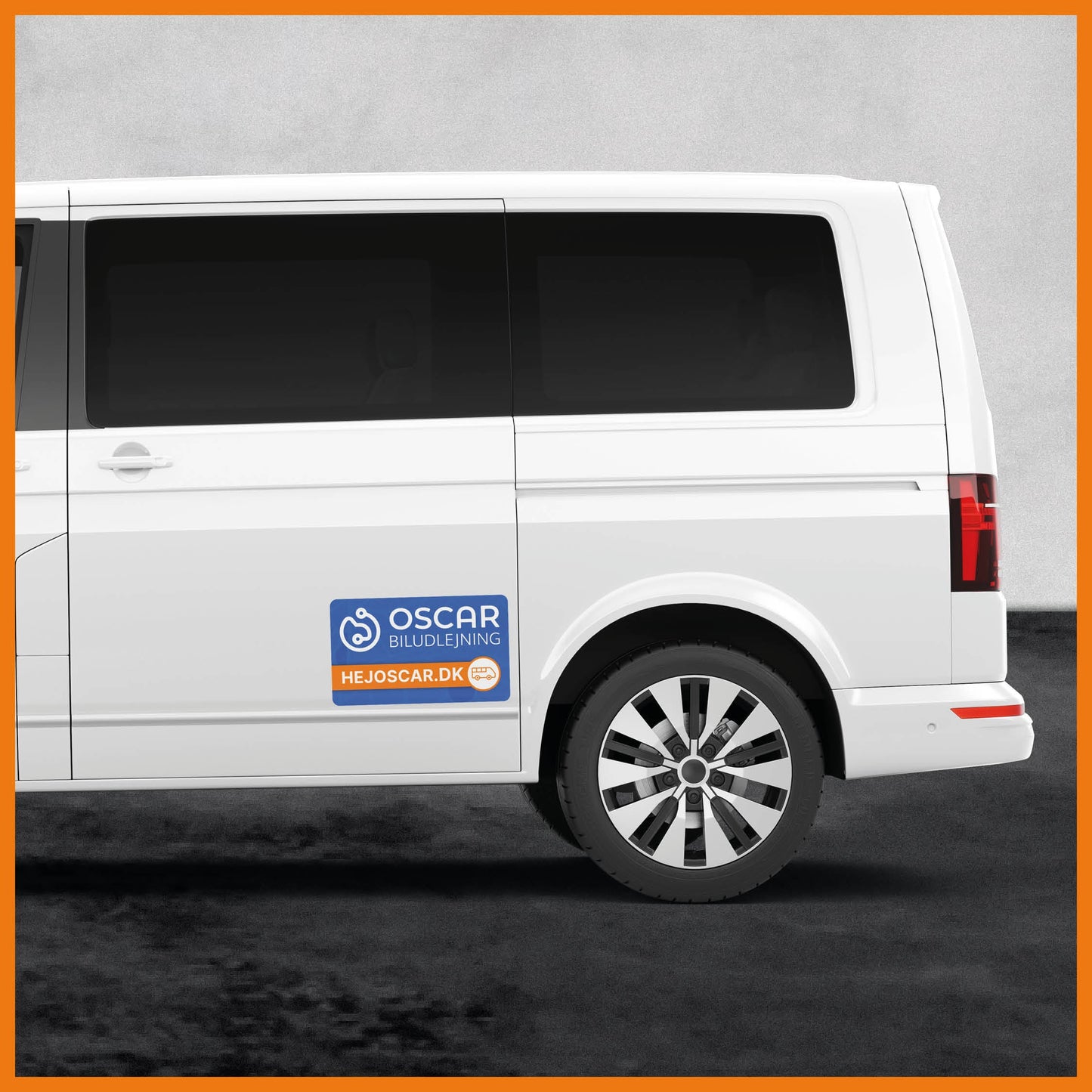 Minibus-klistermærke