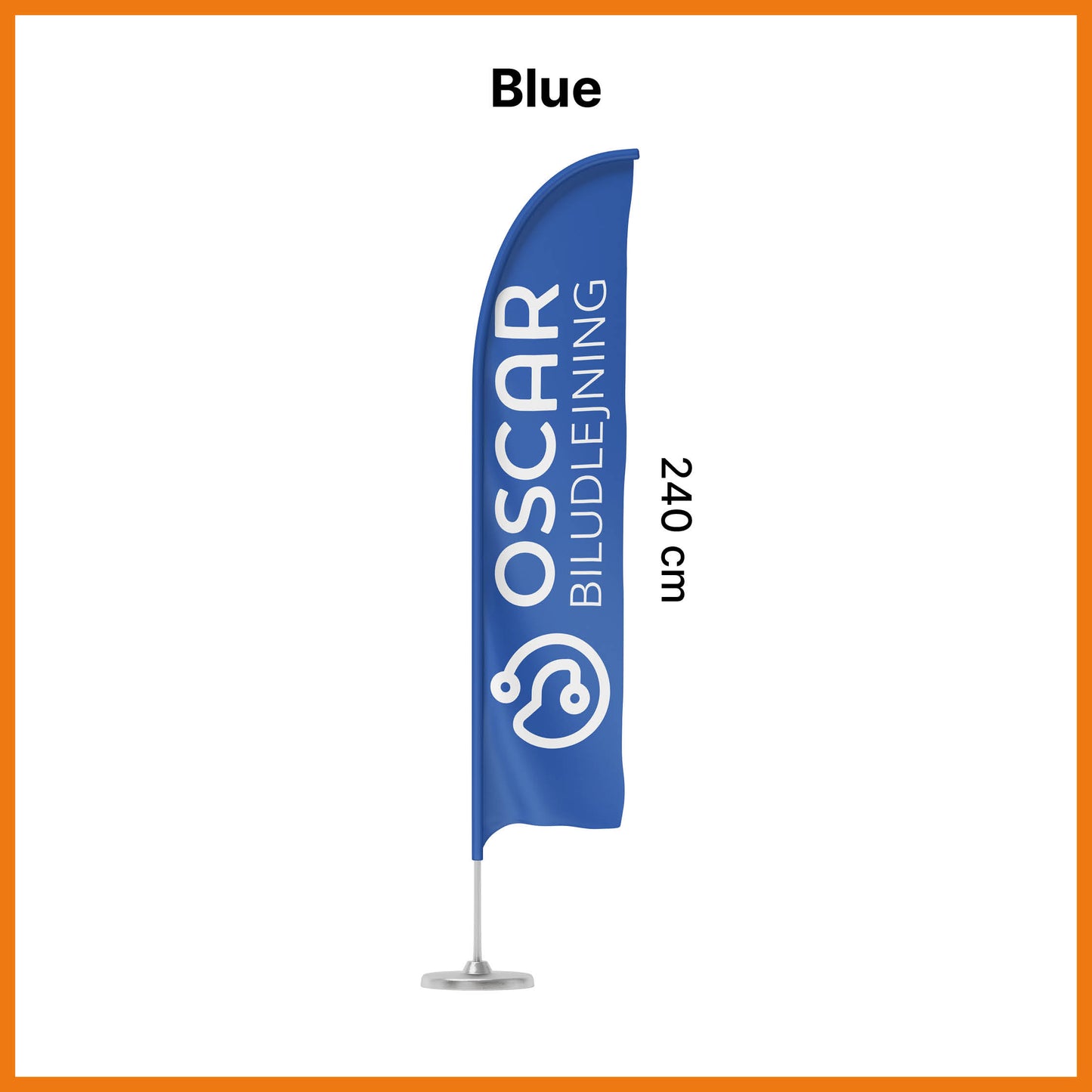 Komplet beachflag-sæt